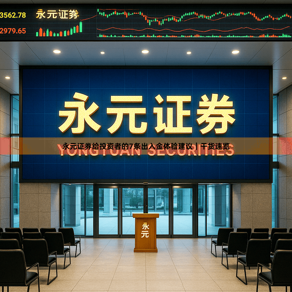 永元证券给投资者的7条出入金体验建议｜干货速览