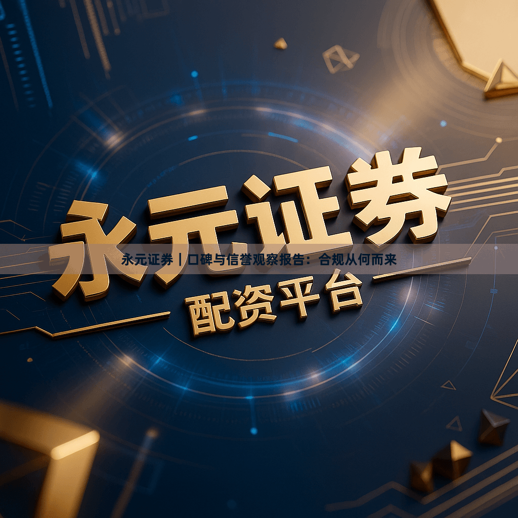 永元证券｜口碑与信誉观察报告：合规从何而来
